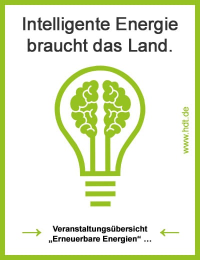 Intelligente Energie braucht das Land: HDT-Seminare zu erneuerbarer Energie