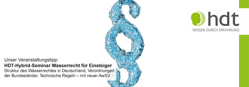 Seminartipp Wasserrecht für Einsteiger